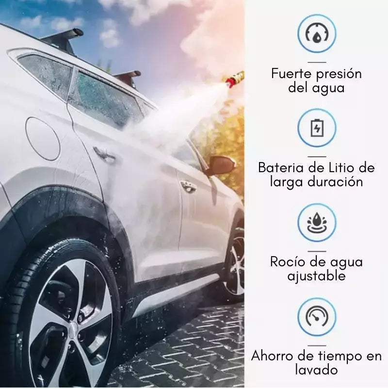 💦🔋Hidrolavadora Inalámbrica de Alta Presión 2 Baterias