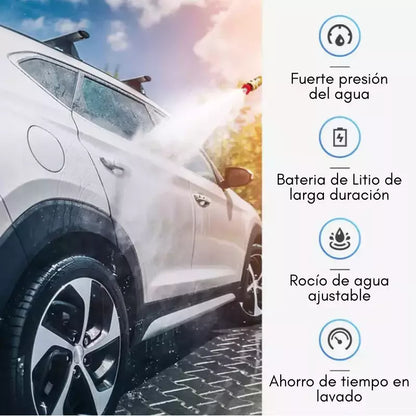 💦🔋Hidrolavadora Inalámbrica de Alta Presión 2 Baterias