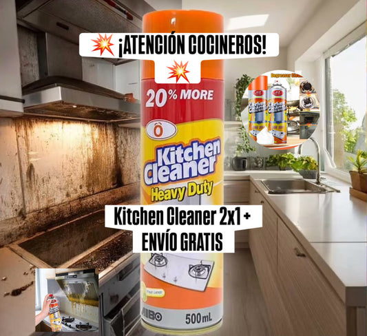 💥 Kitchen Cleaner llévate 2x1 – Desengrasante de Cocina + ENVÍO GRATIS 🚚 Oferta Limitada🔥