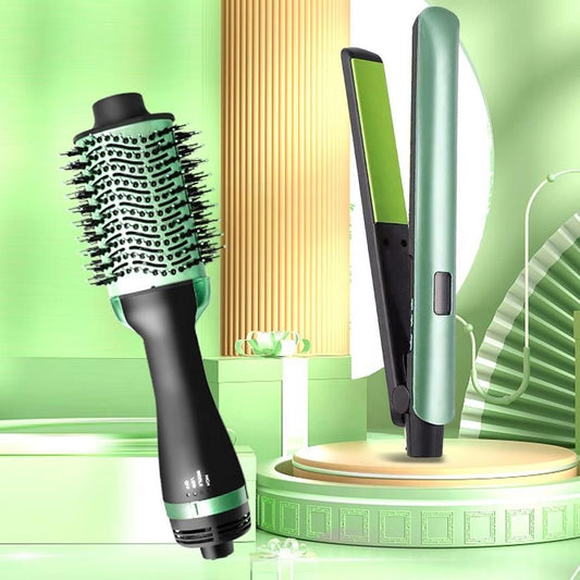 💚✨ Plancha + Secador con Infusión de Aguacate – Cabello Brillante y Saludable ✨💚