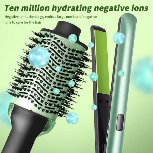 💚✨ Plancha + Secador con Infusión de Aguacate – Cabello Brillante y Saludable ✨💚 Envío Gratis 🚚