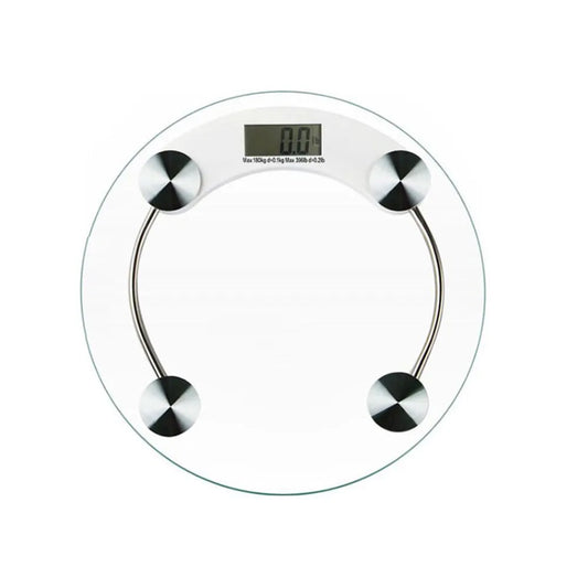 Báscula de Vidrio Templado – Peso Corporal Programable en Libras y Kilos ⚖️💪